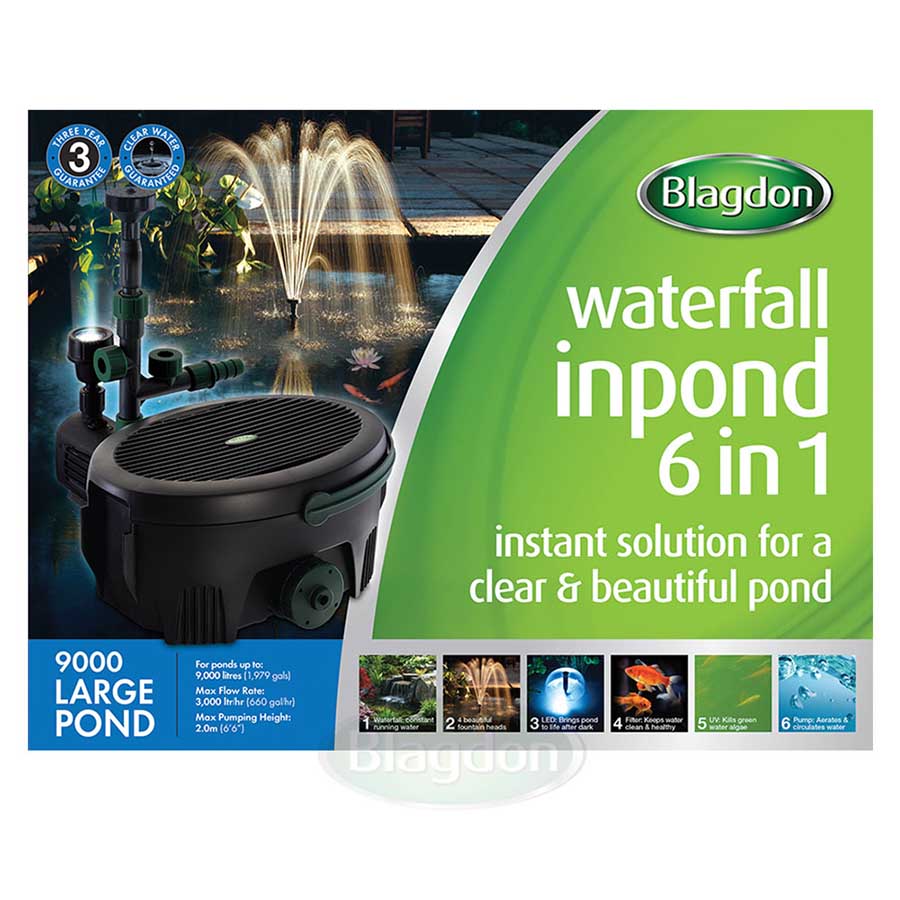 Blagdon Inpond 6 in 1 Pond Multi Filter 9000