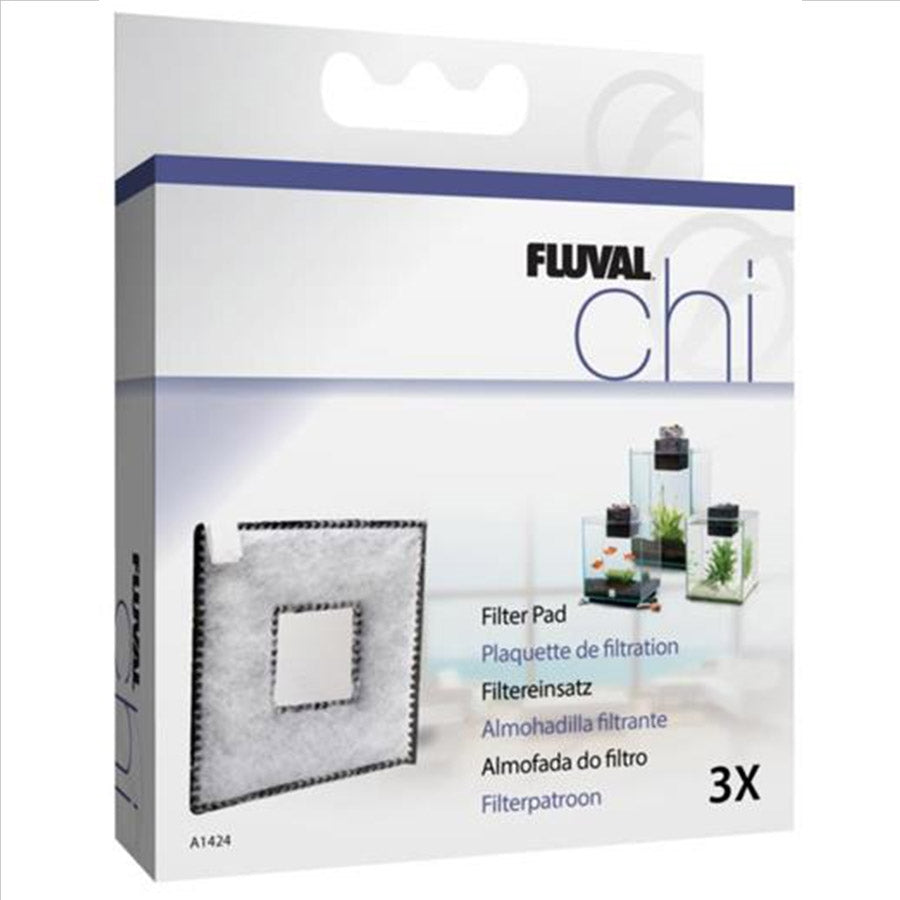 Fluval CHI Aquarium Filter Pad Replacement - Pack of 3