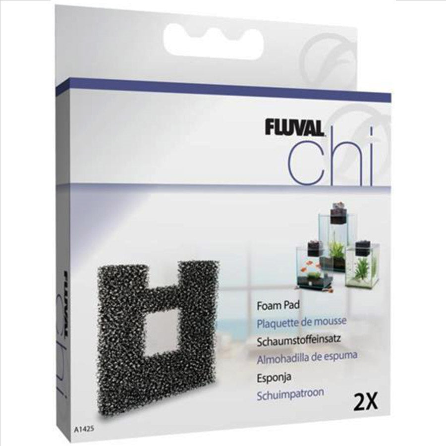 Fluval CHI Aquarium Filter Foam Replacement - 2 Pack
