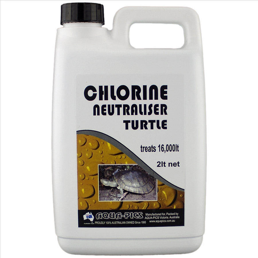 Aqua-Pics Turtle Chlorine Neutraliser 2 Litre (Treats 16000l)