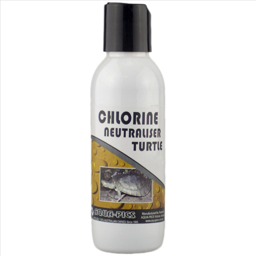 Aqua-Pics Turtle Chlorine Neutraliser 125ml (Treats 1000l)