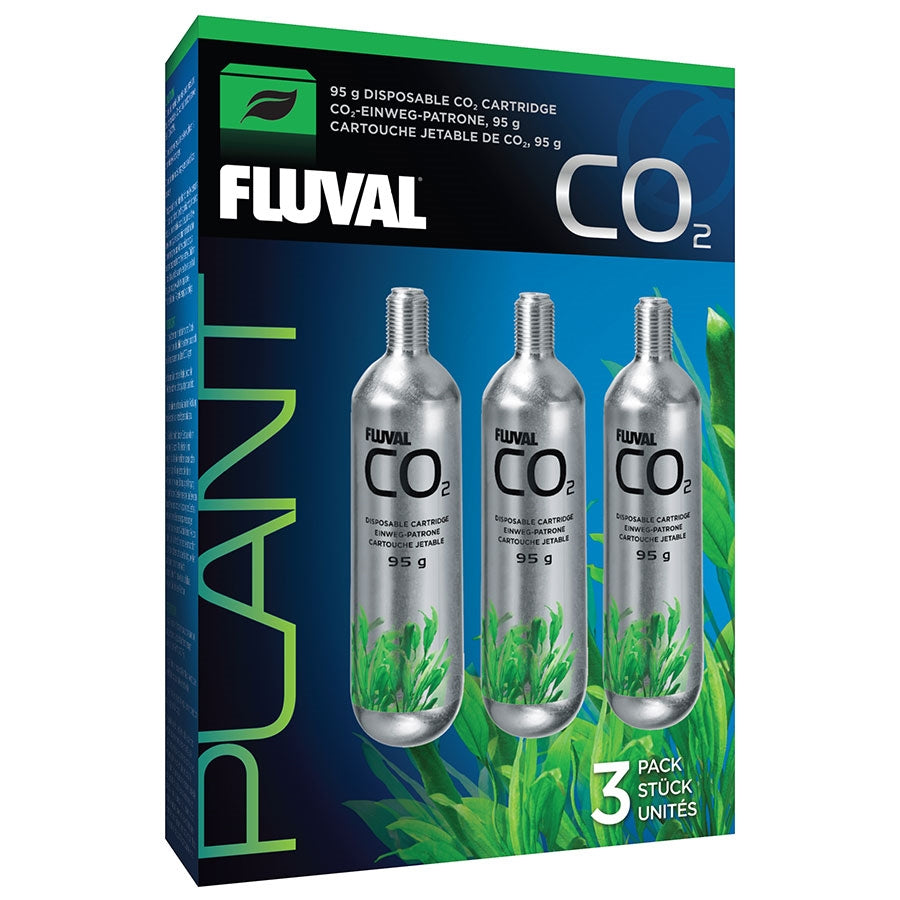 Fluval 3 Pack 95g Disposable CO2 Cartridges - In store pick up only