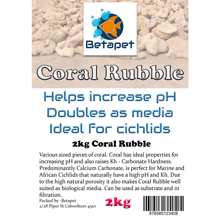 Betapet Coral Rubble 2kg Coral Bone Pieces
