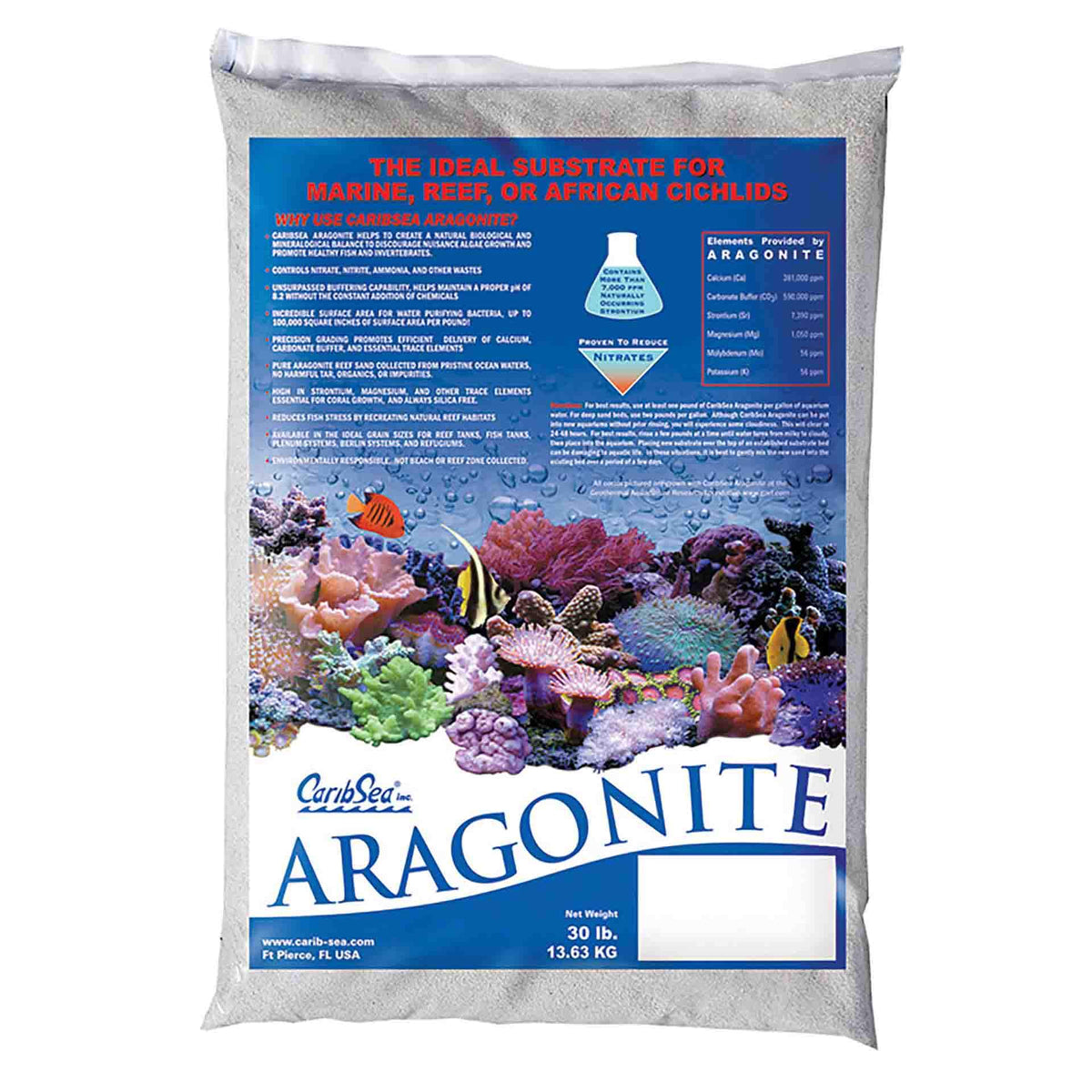 Carib Sea Aragamax Sugar 13.63Kg Size 0.1-1mm Sand **
