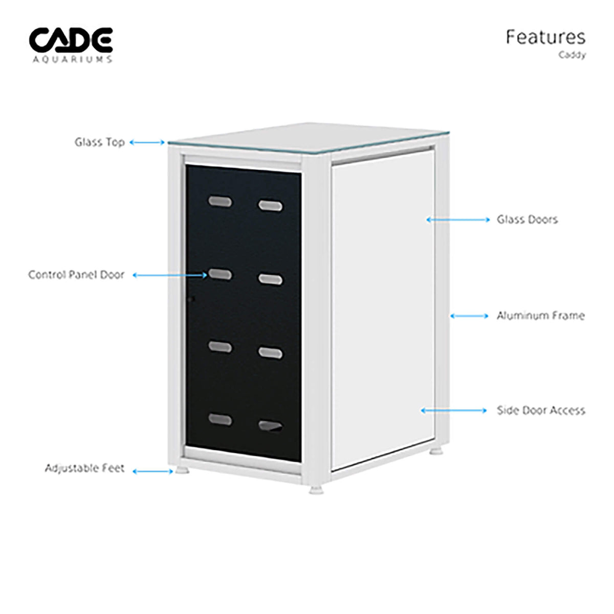 Cade Caddy 750 Black Cabinet** Special Order
