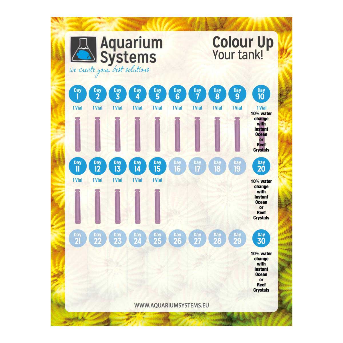 Aquarium Systems Colour Up Your Tank Marine Unidose - 150l