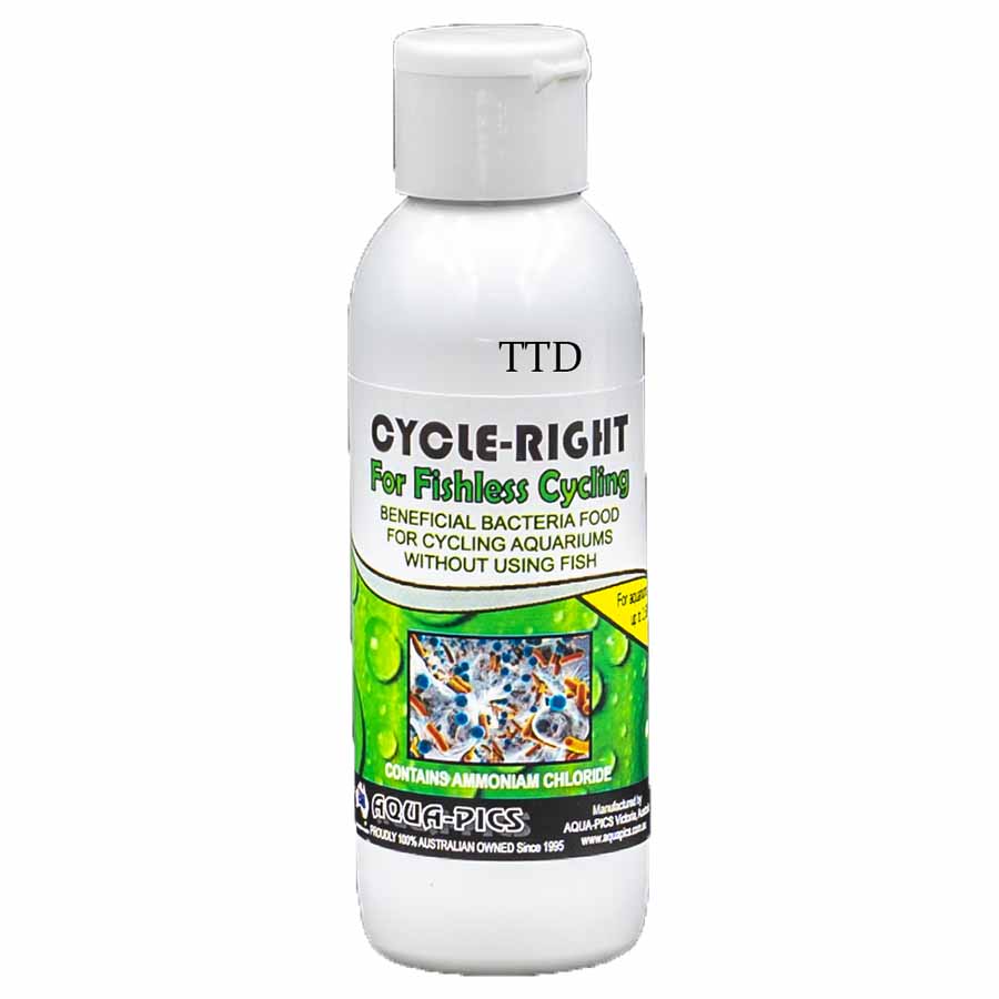 Aqua-Pics Cycle-Right Bacteria Food 250ml - Aquarium Fishless Cycle