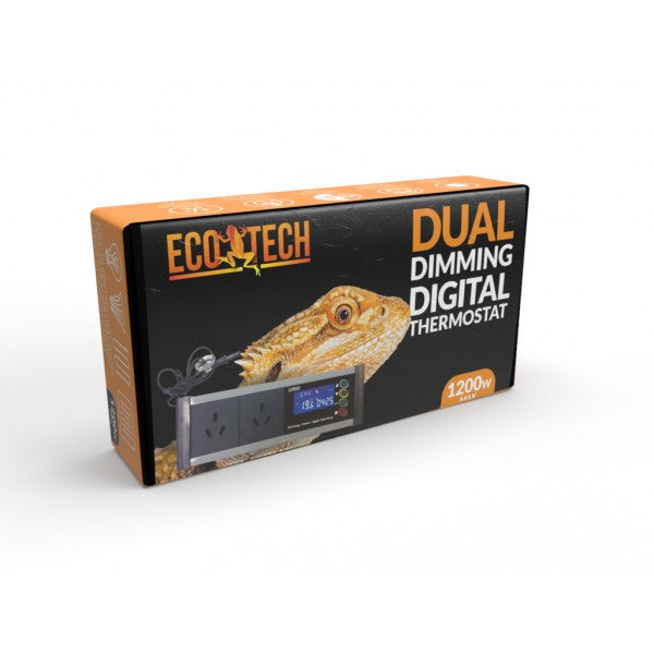 Eco Tech Advanced Reptile Thermostat - Dimming - Dual Electronic Thermostat.