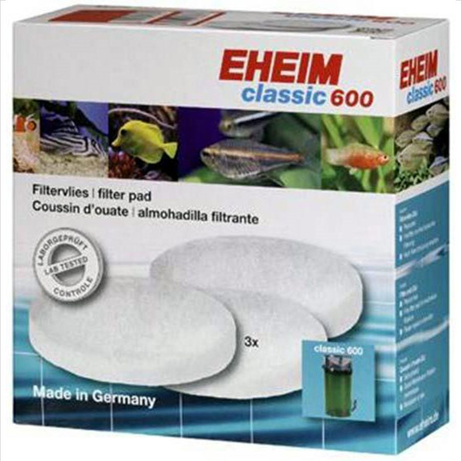 Eheim Classic 600 - 2217 White Filter wool Pad - Pack of 3