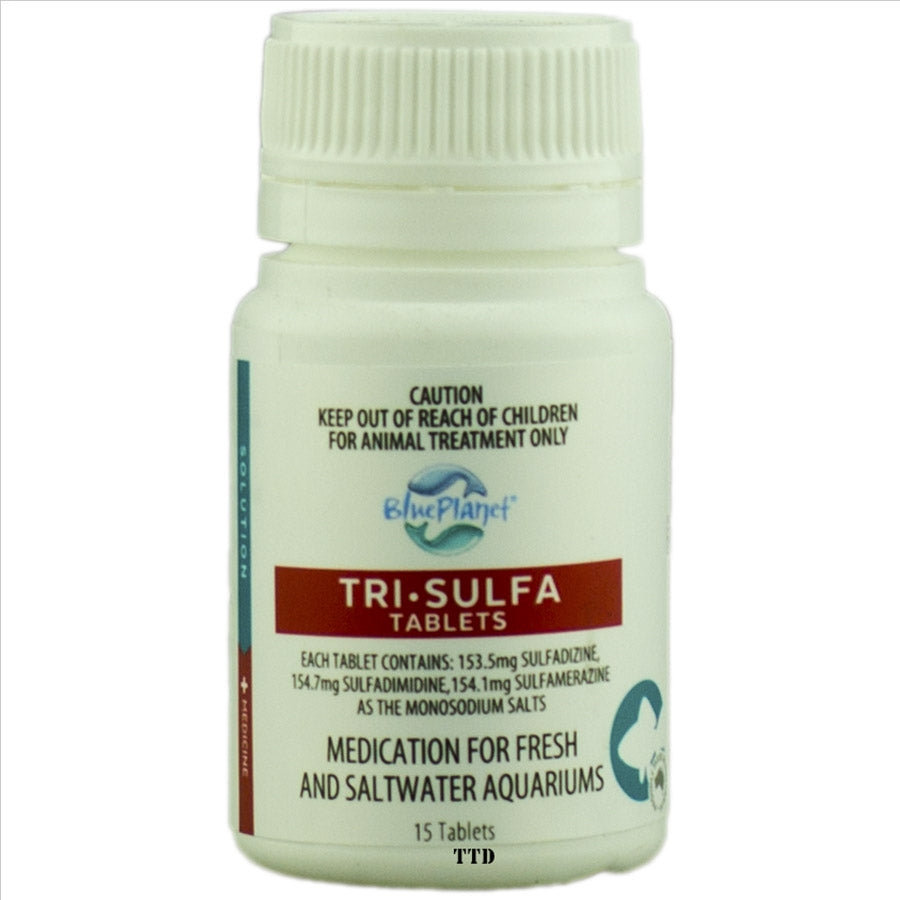 Blue Planet Tri Sulfa 15 Tablets