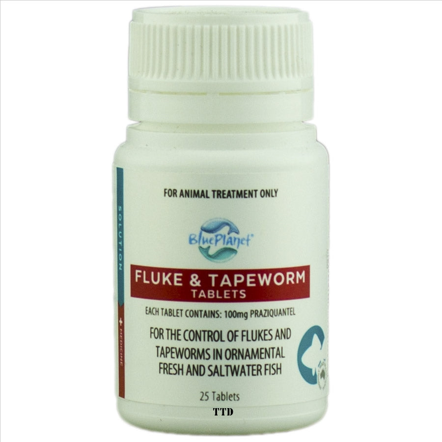 Blue Planet Fluke and Tape Worm - 25 Tablets