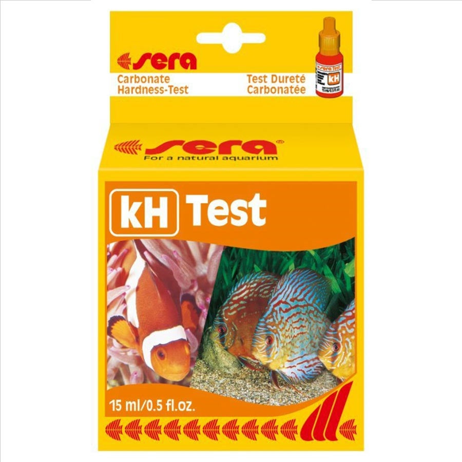 Sera kH Test Kit - monitors Carbonate Hardness in Water