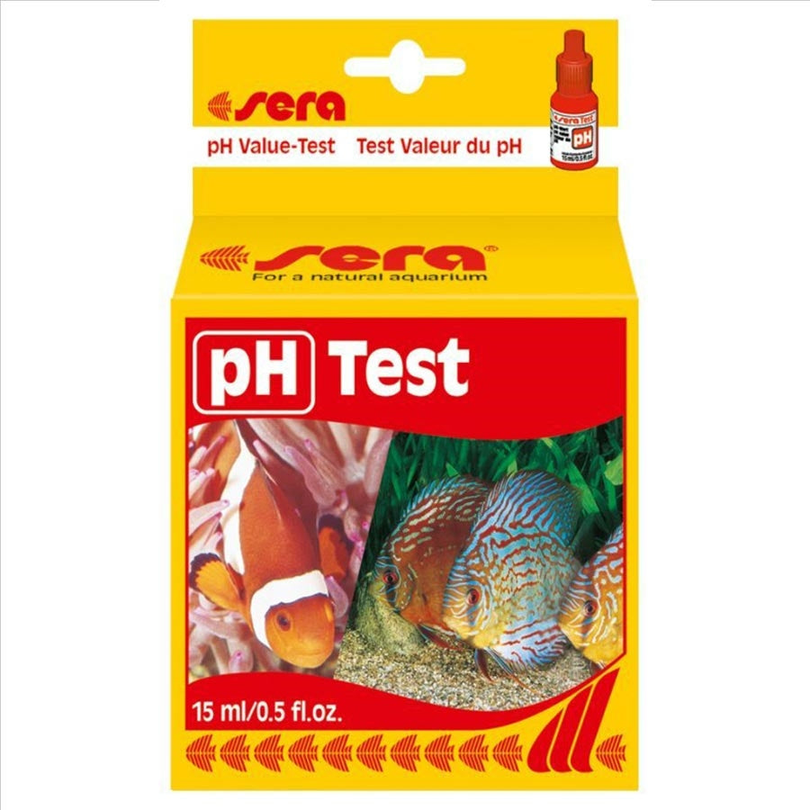 Sera pH Test Kit - monitors pH in Water - 100 Tests