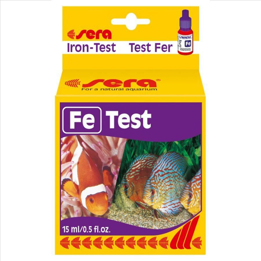 Sera FE Iron Test Kit - Monitoring Iron Levels in Water