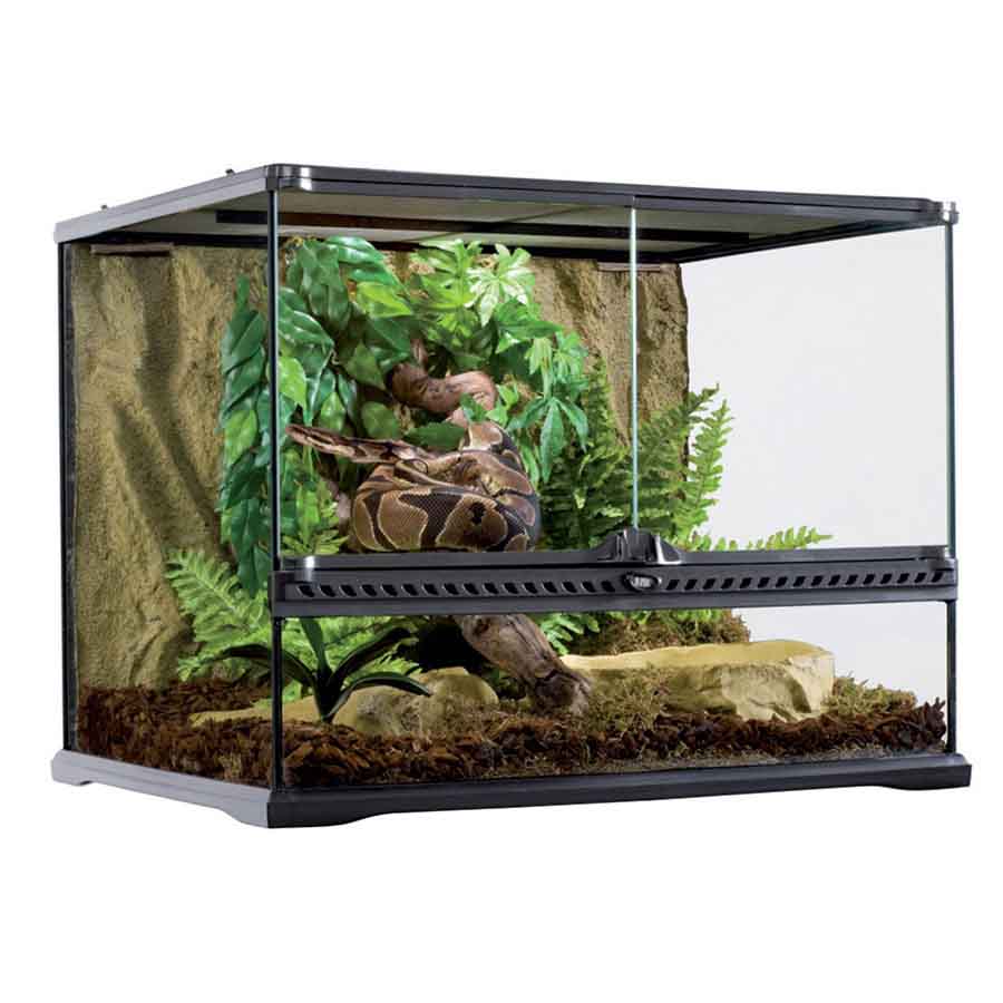 Exo Terra All Glass Medium Wide Terrarium - 60 x 45 x 45cm - PT2610