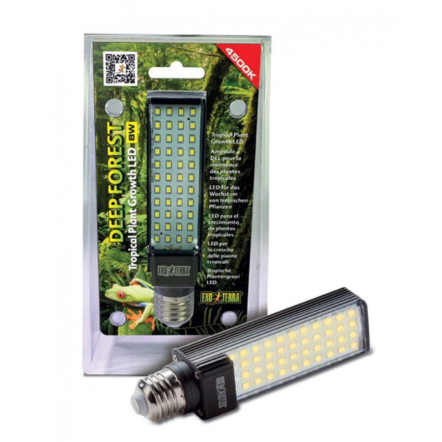Exo Terra Deep Forest Tropical High Power LED Lamp 8w/4500K - PT2409