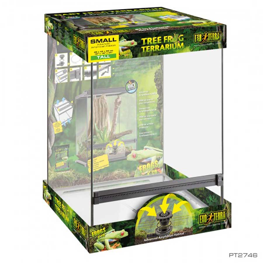 Exo Terra Glass Frog Terrarium - 45 x 45 x 60cm