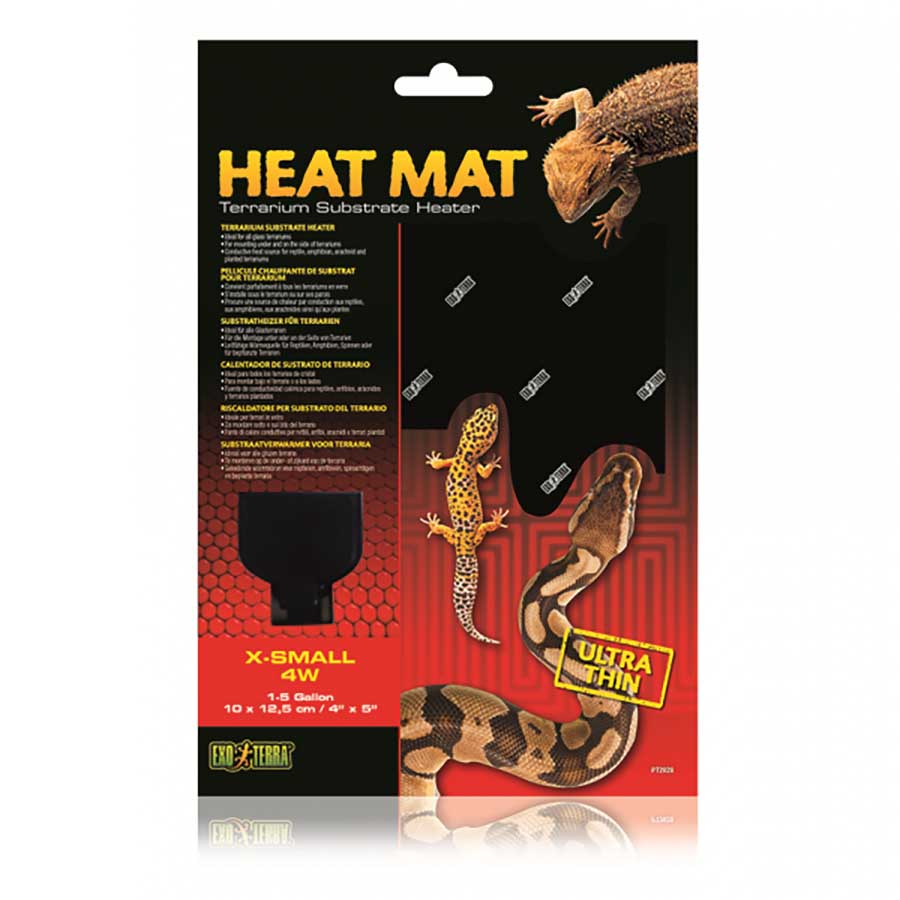 Exo Terra Heat Mat 4w10 x 12.5cm XSmall