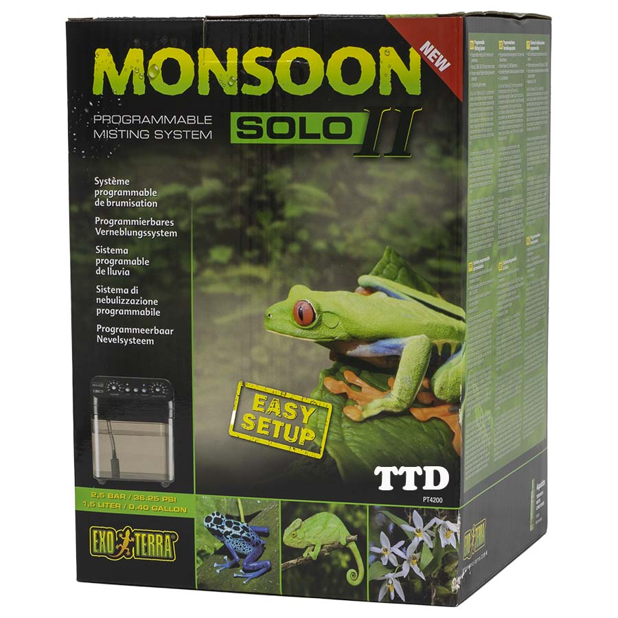 Exo Terra Monsoon Solo II - Reptile Mister - New Model