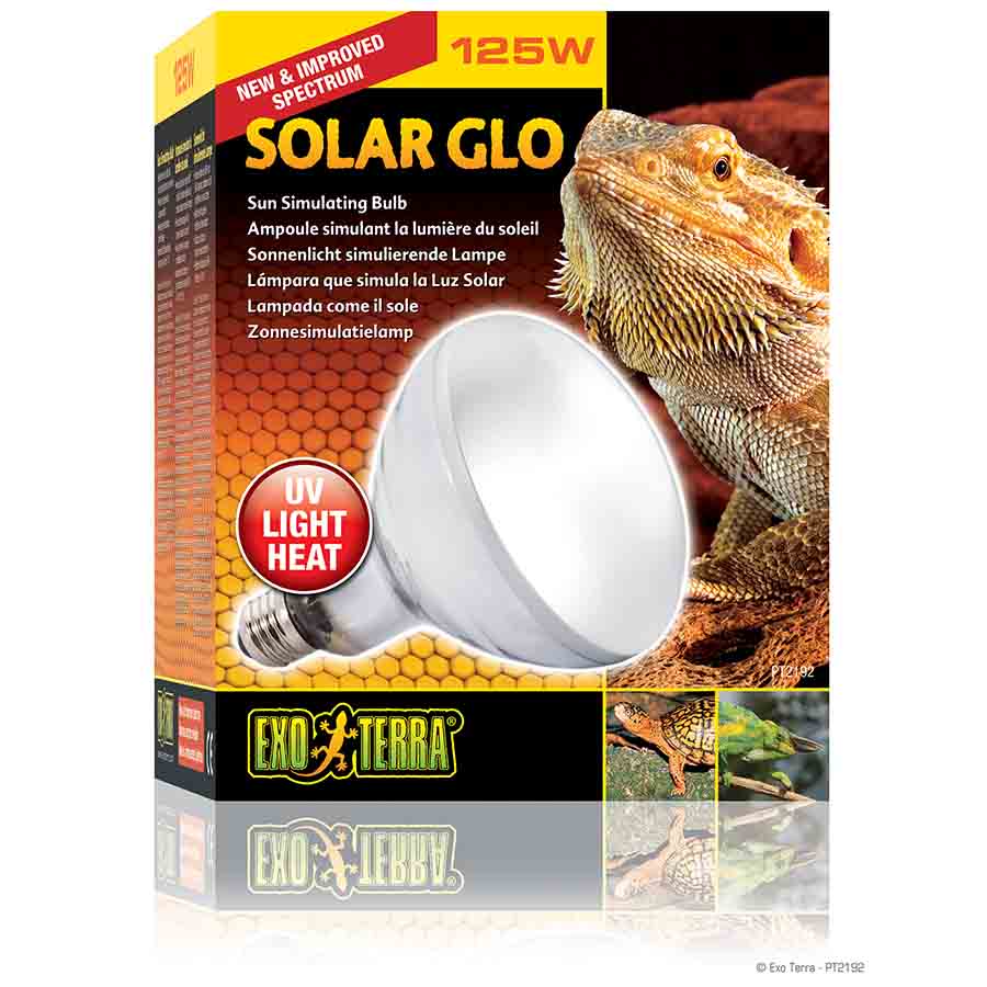 Exo Terra Solar Glo Self Ballasted UV Heat Lamp 125w - PT2192
