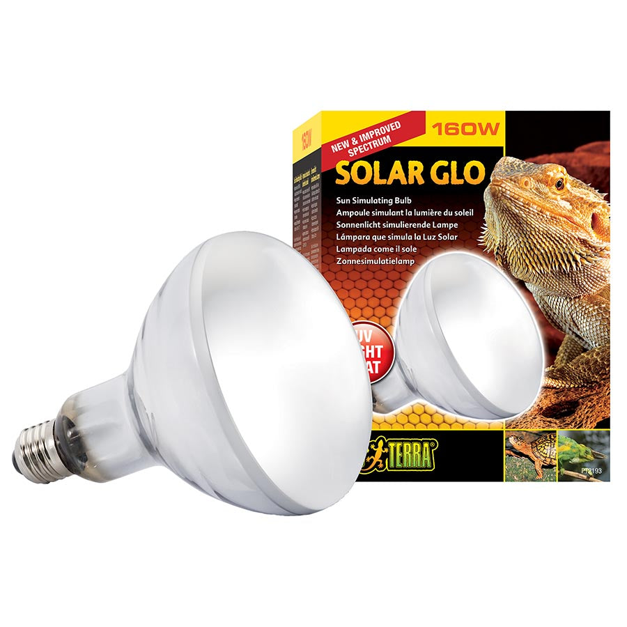 Exo Terra Solar Glo Self Ballasted UV Heat Lamp 160w - PT2193