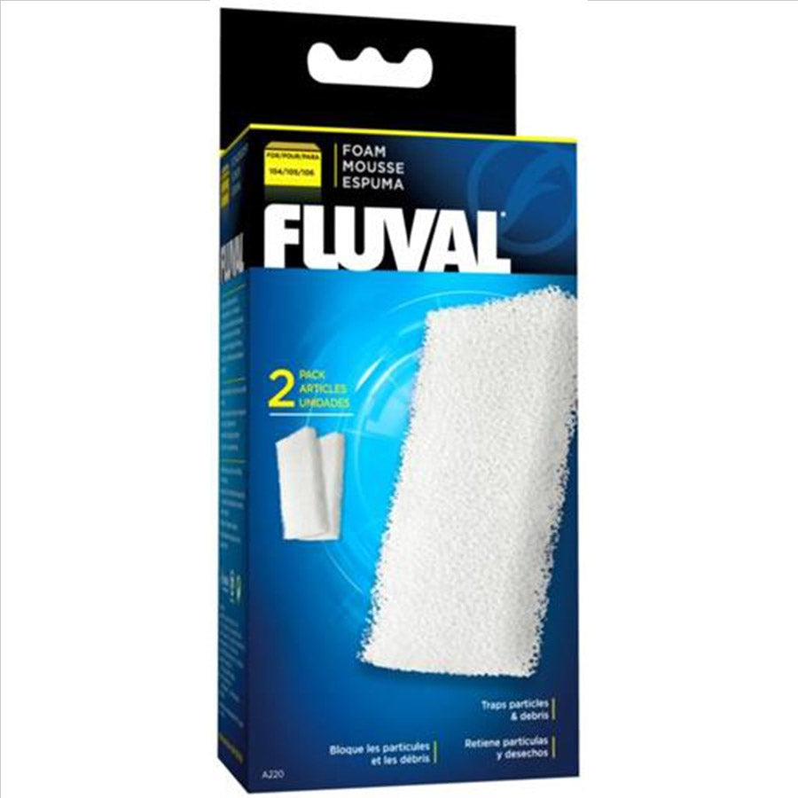 Fluval Foam Filter Block 106 Canister Filters - 2 Pack