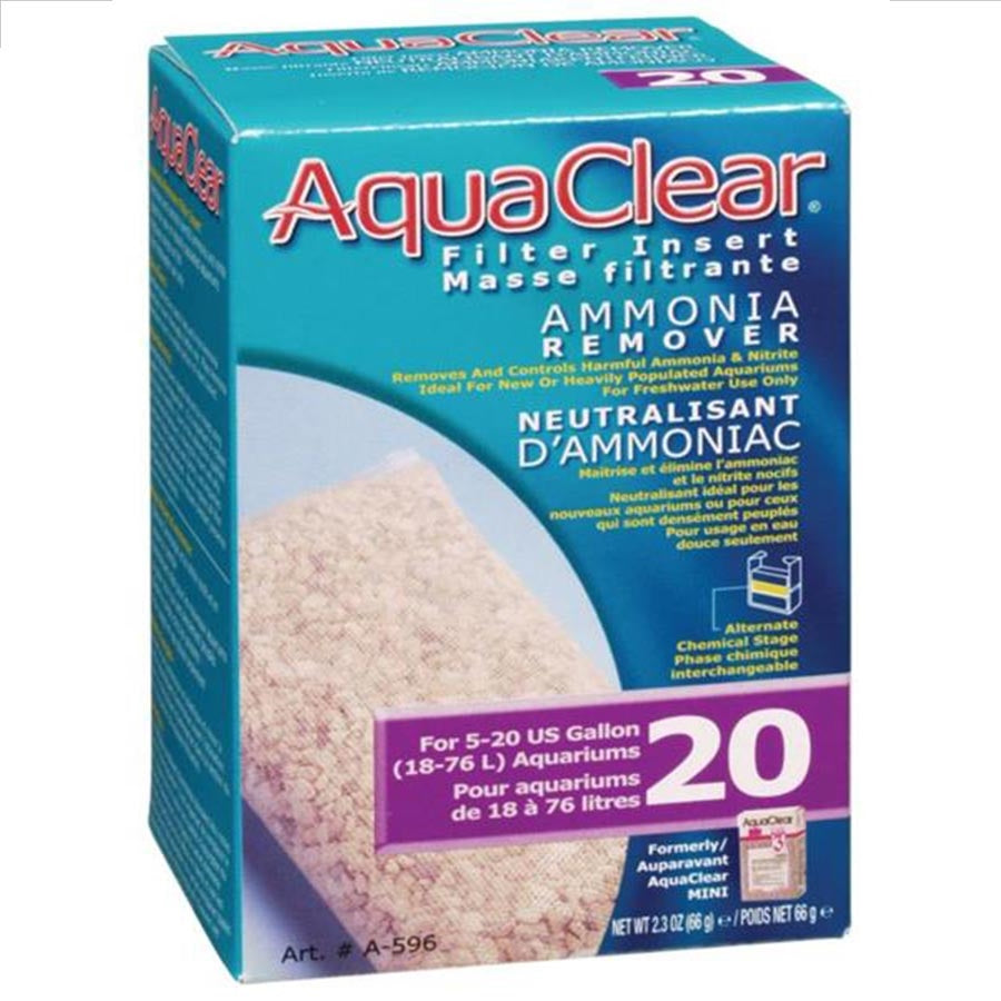 AquaClear 20 Replacement Ammo Rid 100g Ammonia