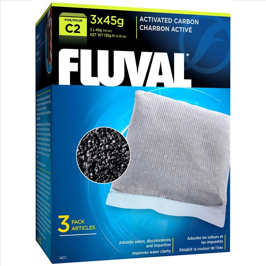 Fluval C2 Activated Carbon - Pack of 3
