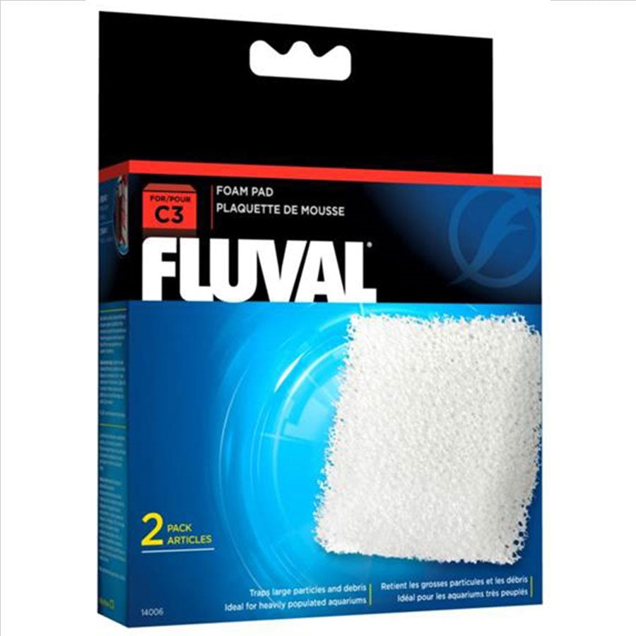 Fluval C3 Hang On Power Foam Pad Pack of 2