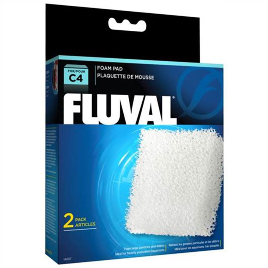 Fluval C4 Hang On Power Foam Pad Pack of 2