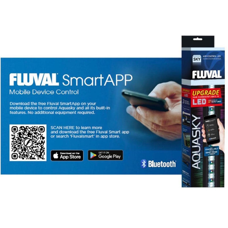 Fluval Aquasky 2.0 Bluetooth LED Light 83.5cm-106.5cm with App Control**
