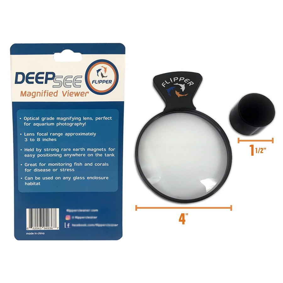 Flipper Deepsee Magnified Aquarium Viewer - 10cm - 4inch