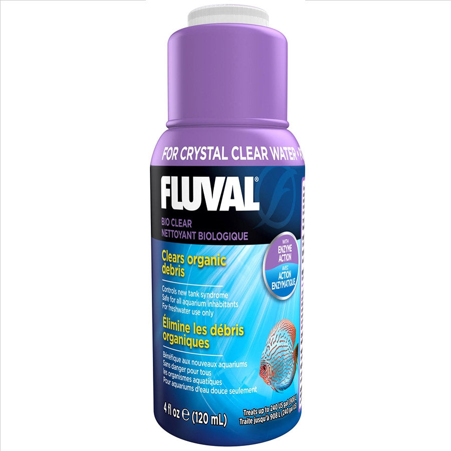 Fluval BIO CLEAR 120ml - Clears Cloudy Water (Organic)