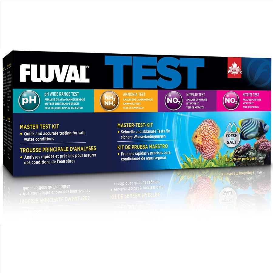 Fluval Master Test Kit - pH, Ammonia, Nitrite and Nitrate