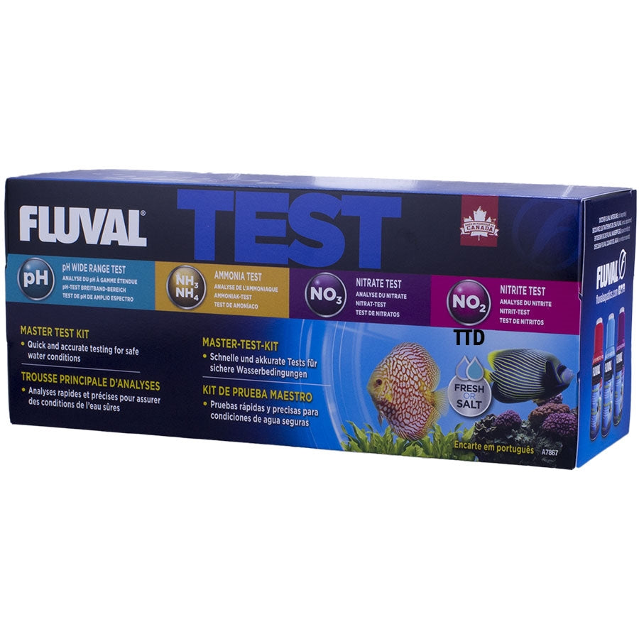 Fluval Master Test Kit - pH, Ammonia, Nitrite and Nitrate