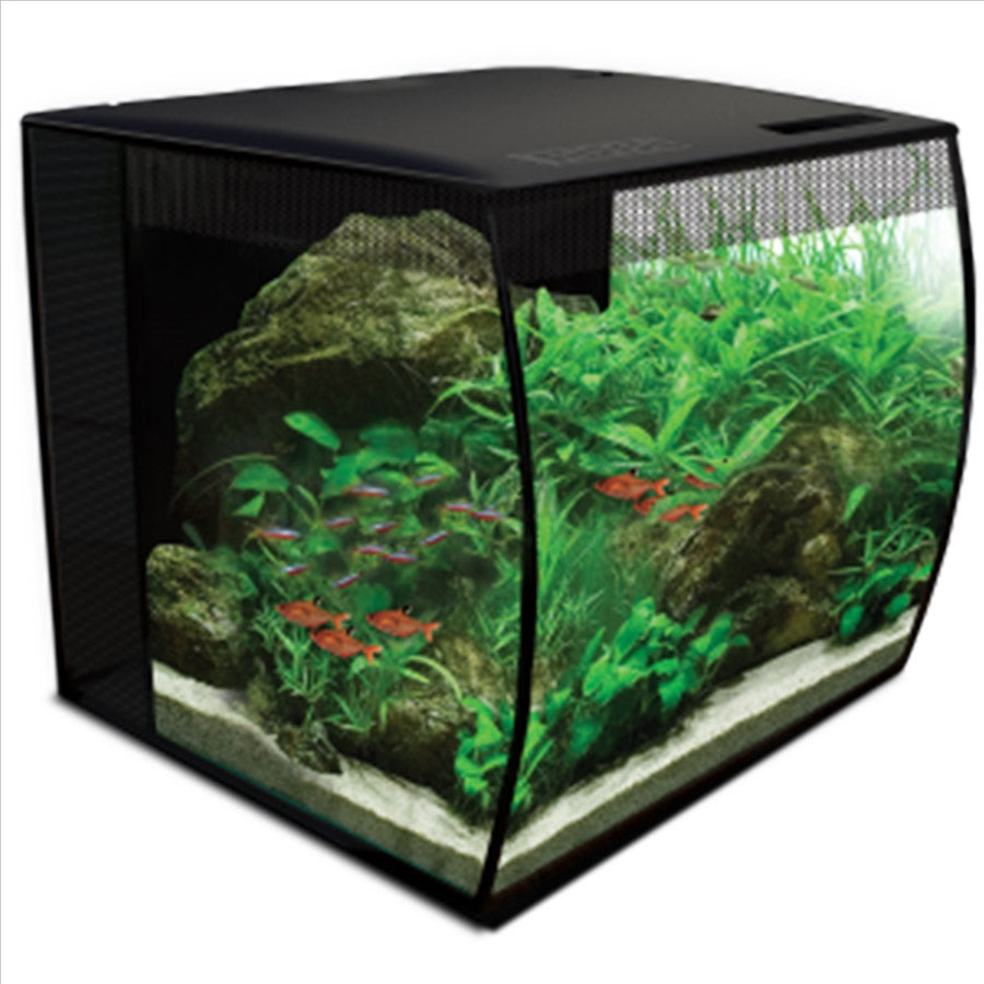 Fluval Flex 34l Black Aquarium Plug and Play with Remote Light