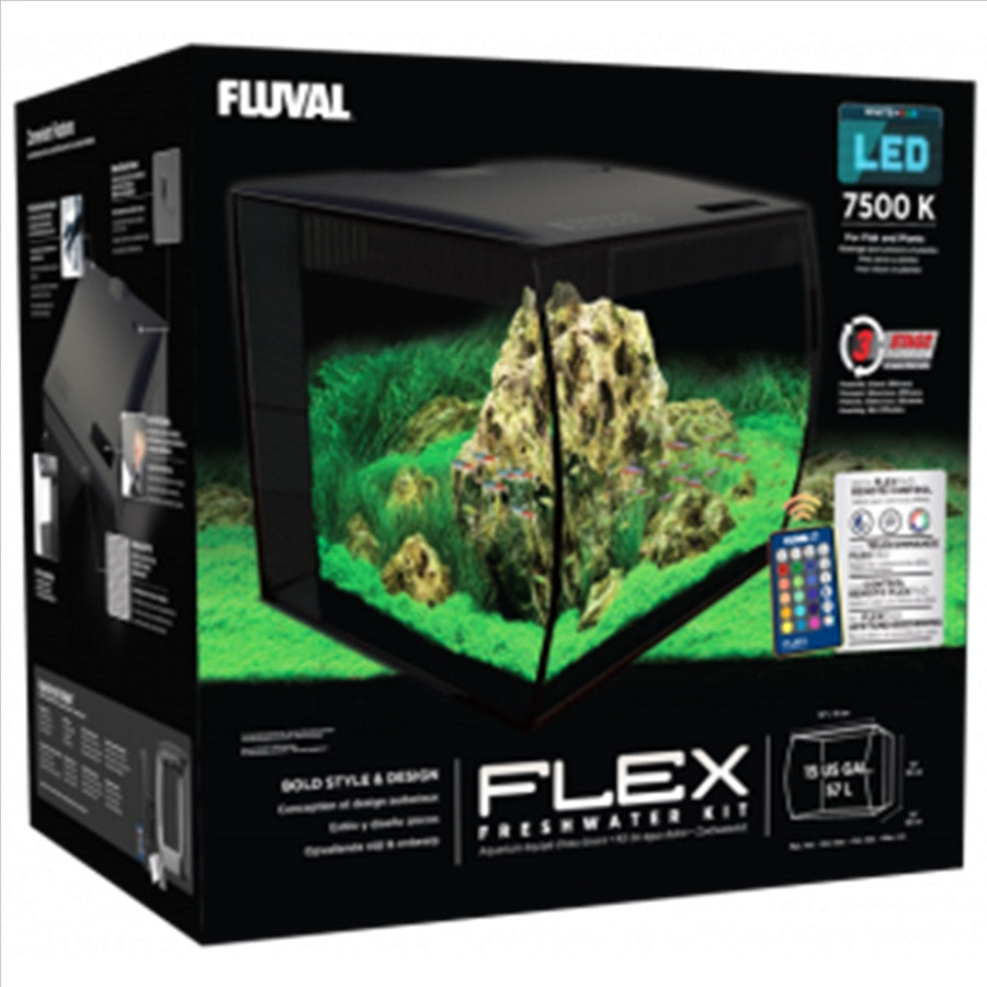 Fluval Flex 57l Aquarium Plug and Play with Remote Light