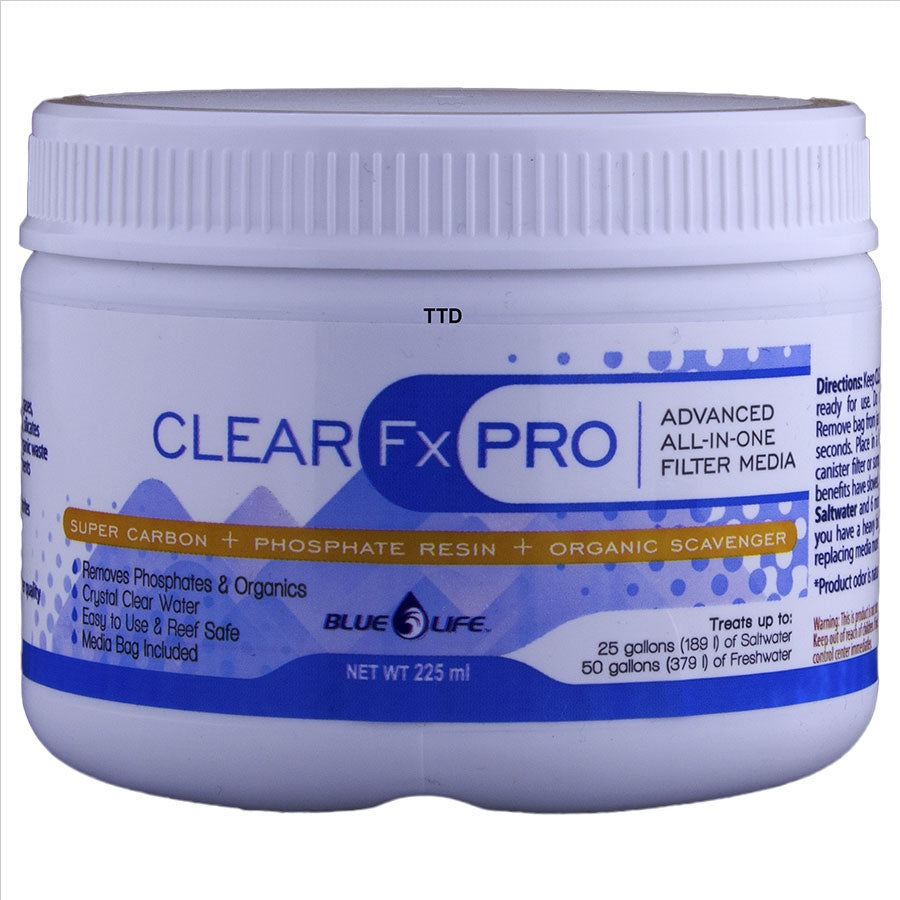 Blue Life CLEAR Fx PRO 225ml Carbon, Phosphate and Organic Remover
