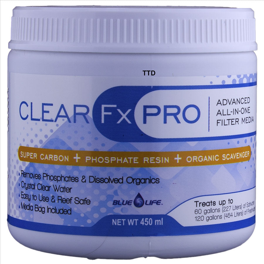 Blue Life CLEAR Fx PRO 450ml Carbon, Phosphate and Organic Remover
