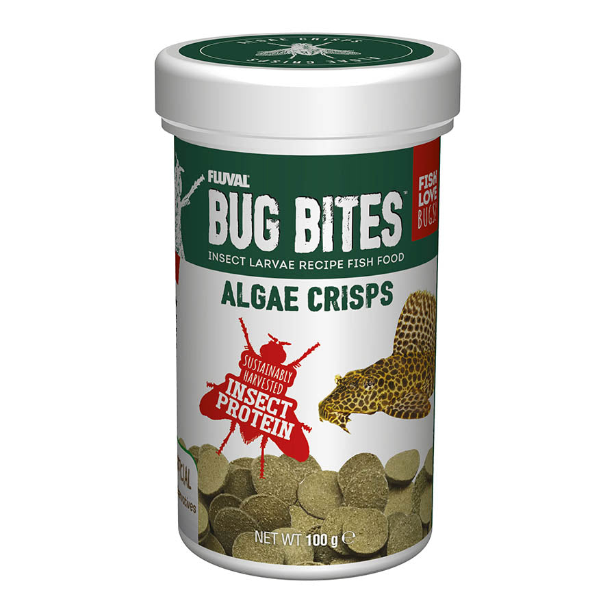 Fluval 100g Bug Bites Algae Wafers Fish Food