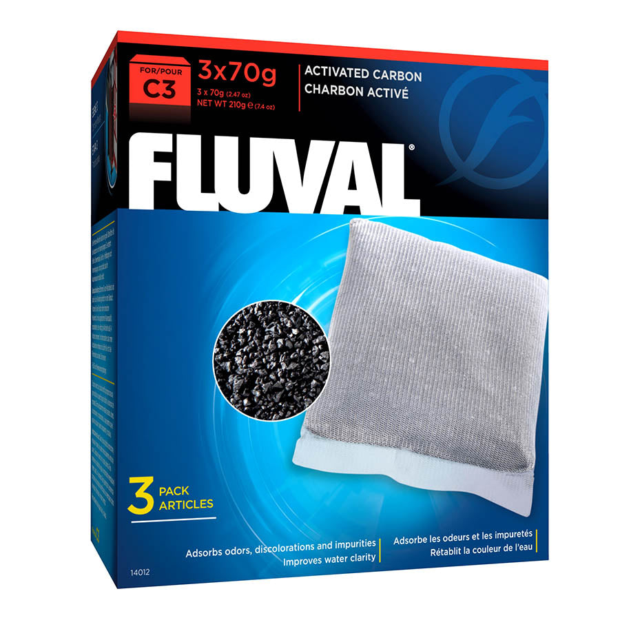 Fluval C3 Activated Carbon - Pack of 3