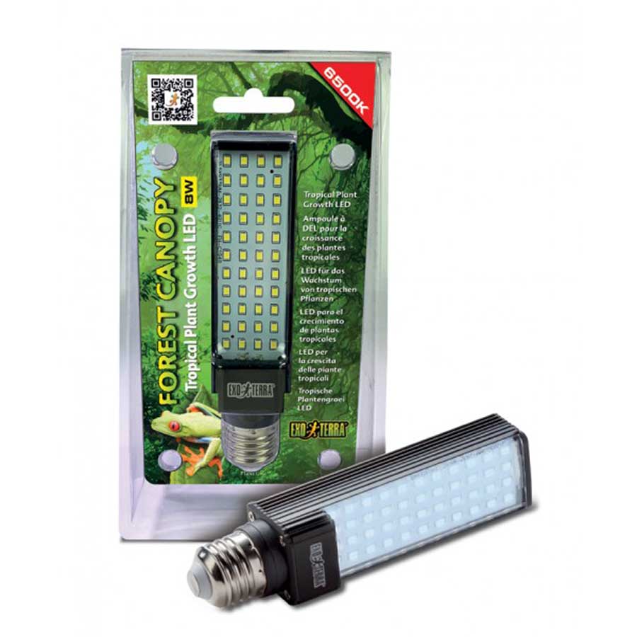 Exo Terra Forest Canopy Tropical High Power LED Lamp 8w/6500K - PT2411