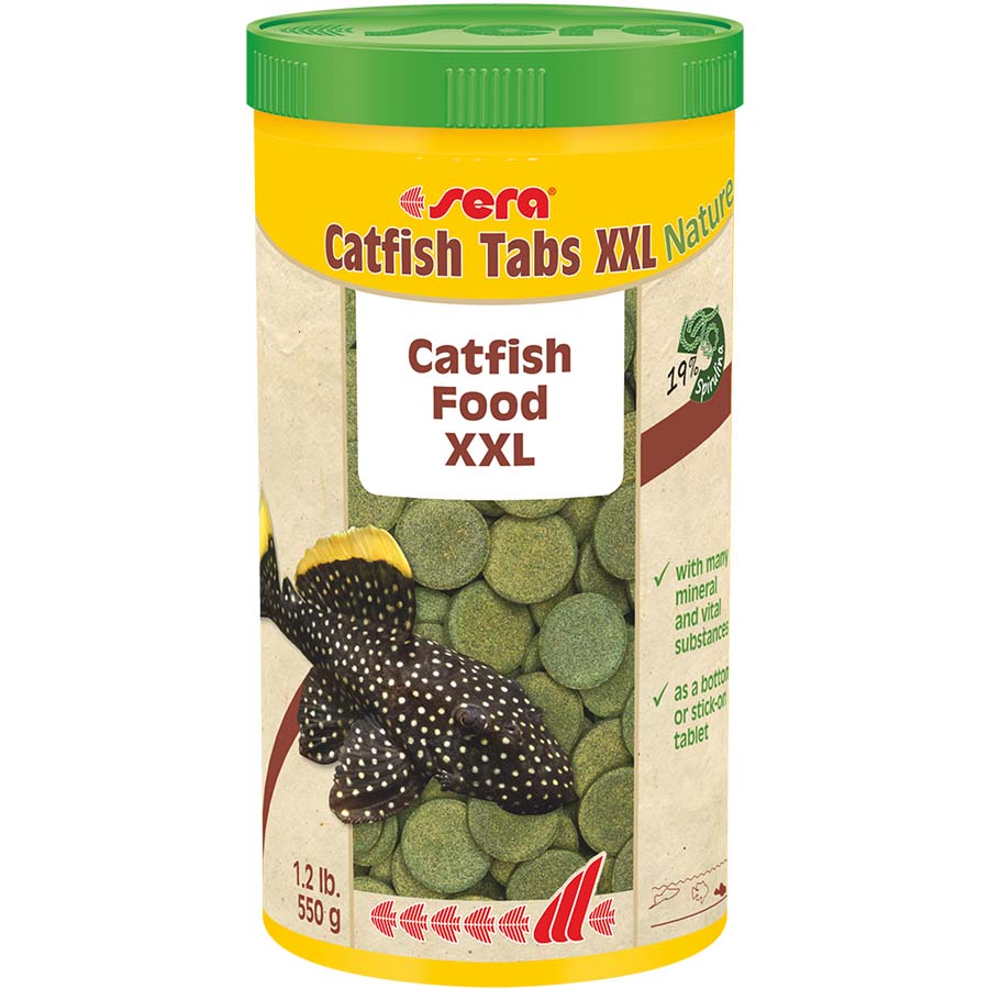 Sera Nature Catfish Tabs XXL - 550g / 1L Fish Food