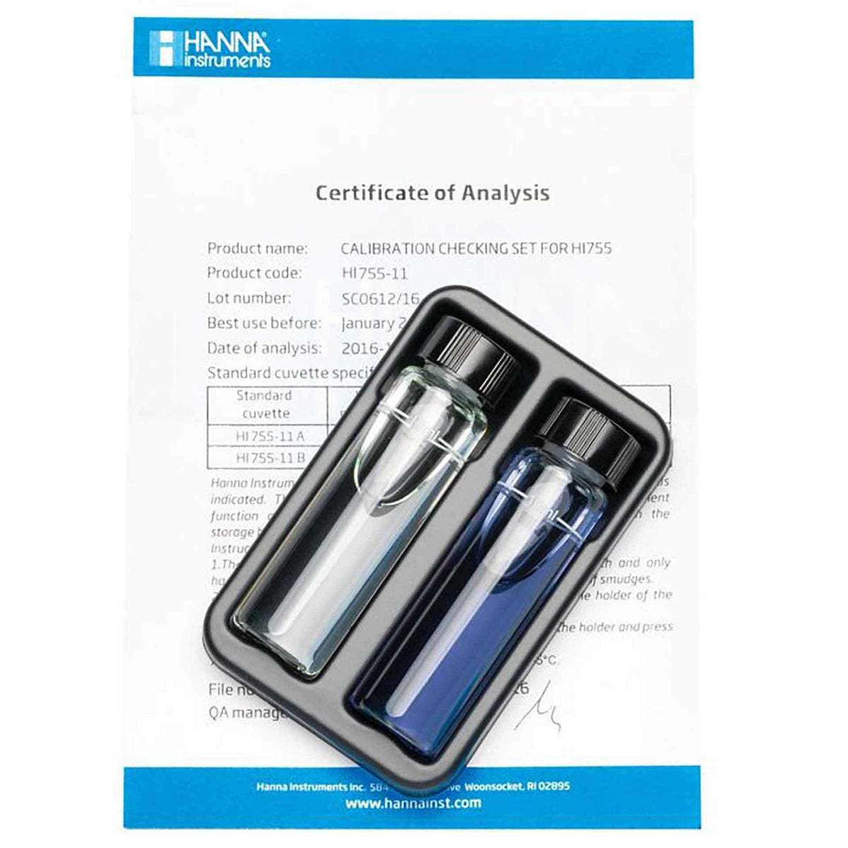 Hanna Marine Alkalinity Checker HC Calibration Check Set - HI755-11