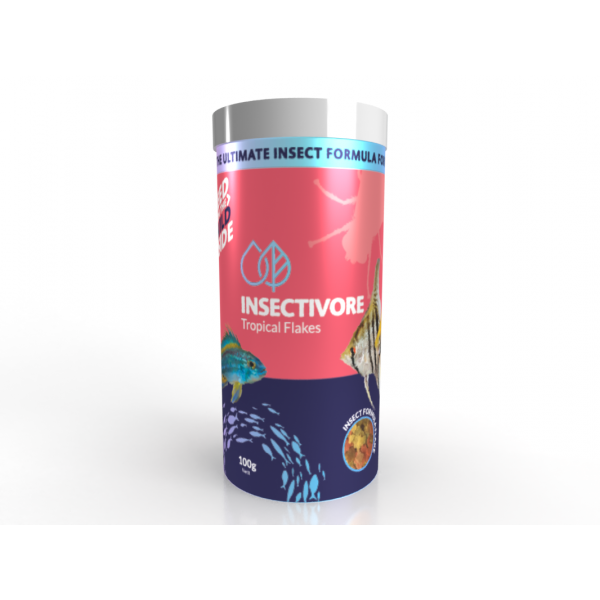 Bioscape Insectivore Tropical Fish Flake Food 100g