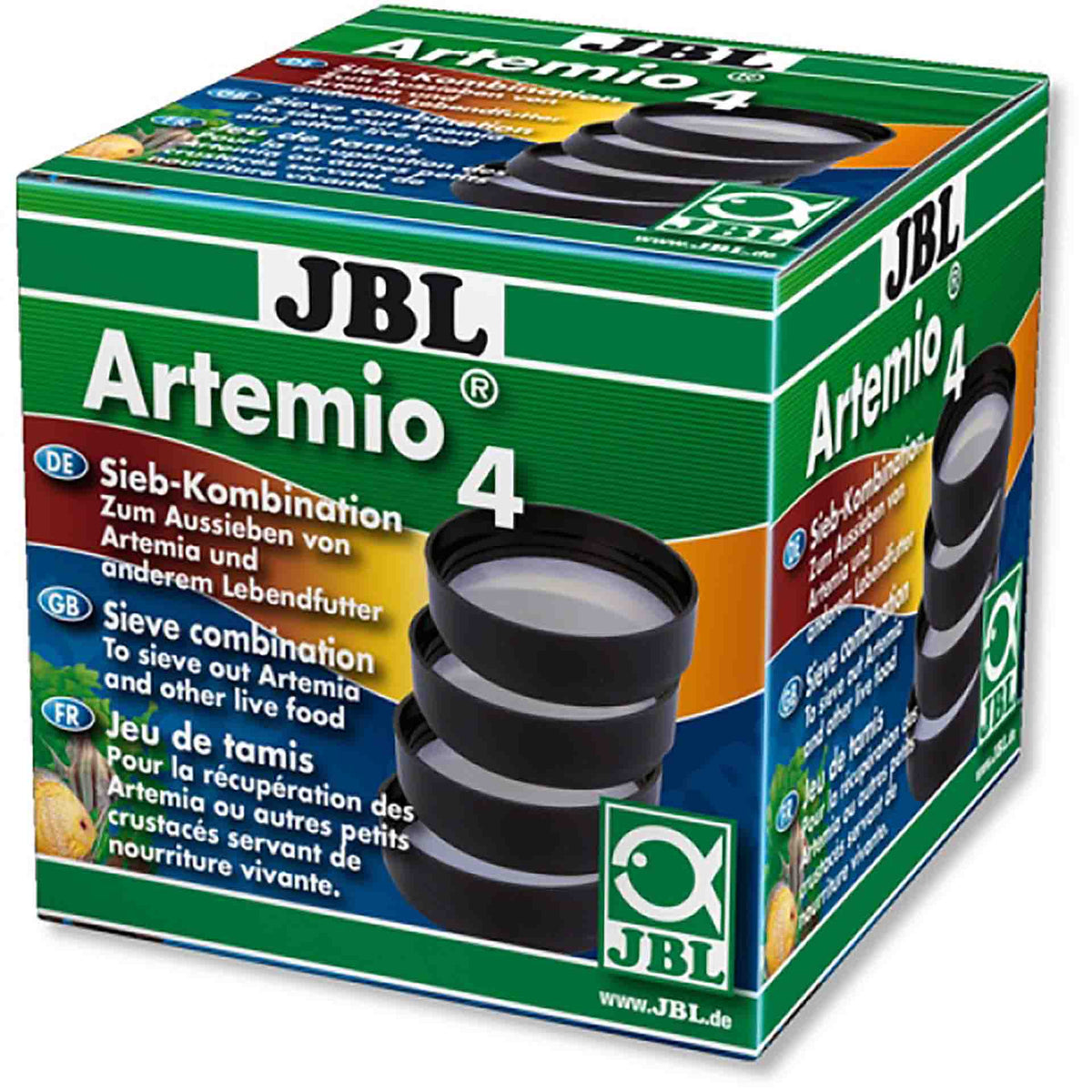 JBL Artemio 4 Brine Shrimp Sieve Combination (0.15mm, 0.33mm, 0.60mm, 1.00mm)