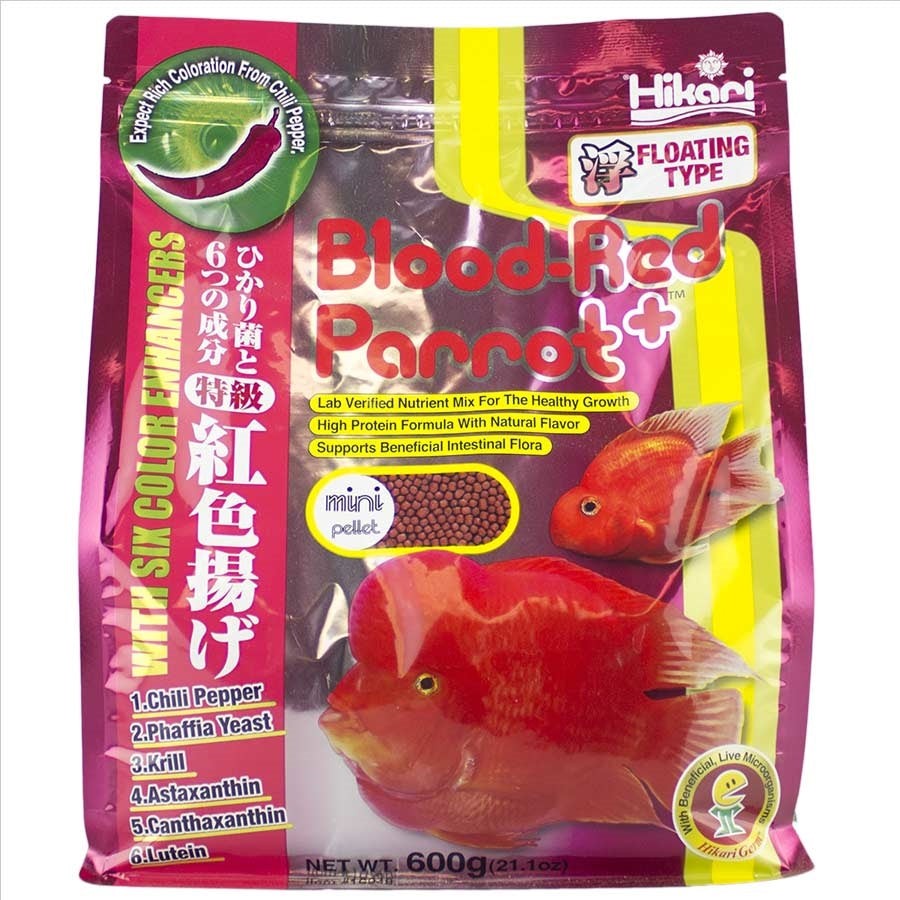 Hikari Blood Red Parrot Plus Mini 600g The Tech Den