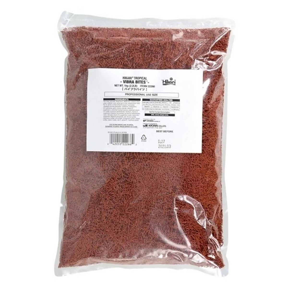 Hikari Vibra Bites Baby 1kg Sinking Pellet Fish Food