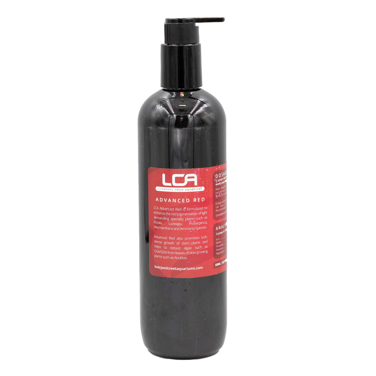 LCA Advanced Red 500ml Formula Fertiliser - Liverpool Creek Aquariums