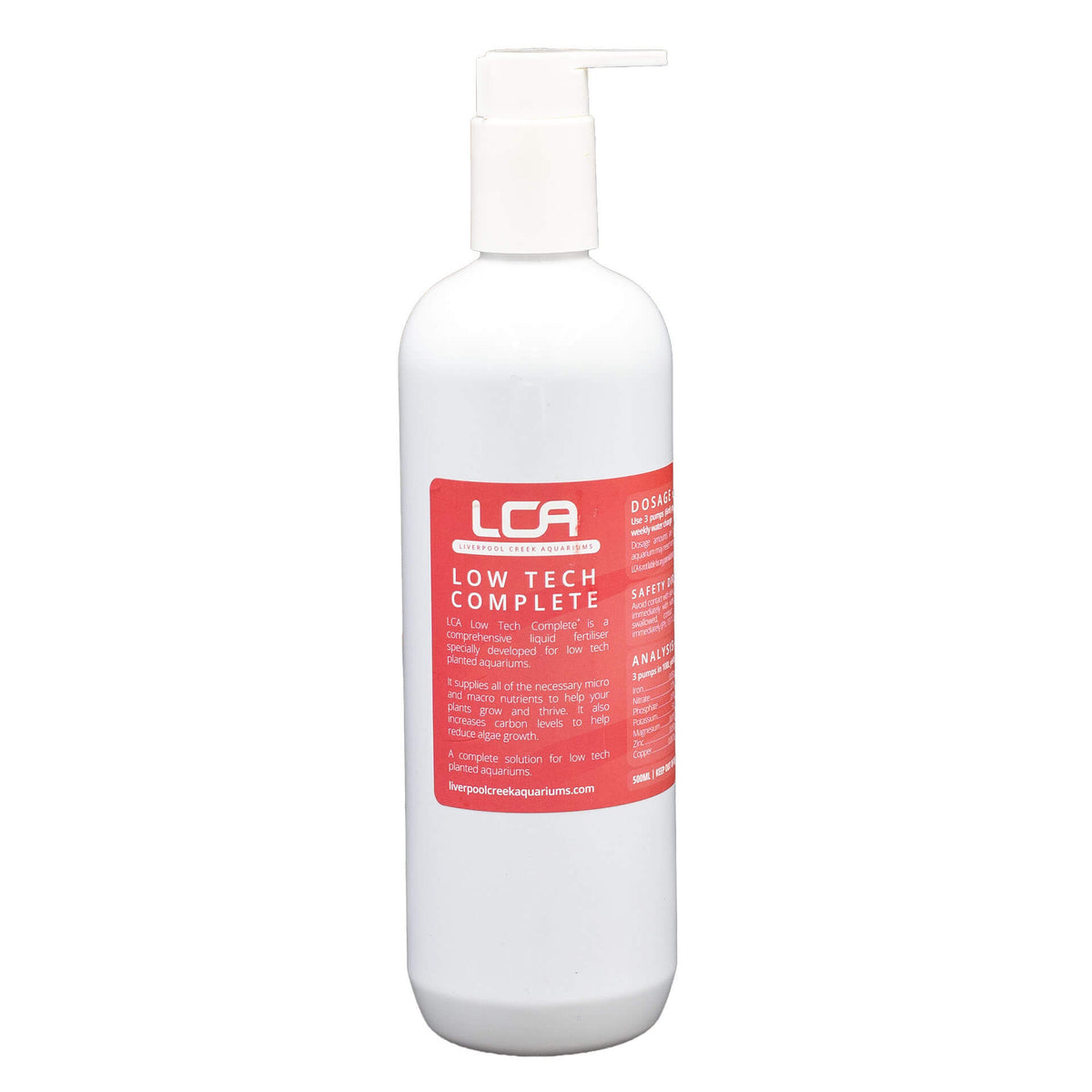 LCA All in One 500ml Low Tech Complete Liquid Fertiliser - Liverpool Creek Aquariums